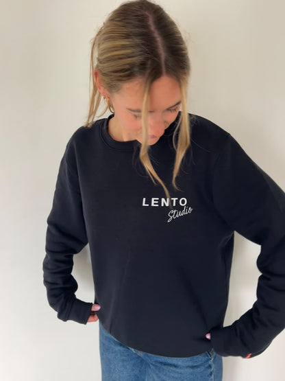 LENTO Studio Sweater – Navy